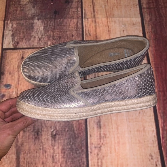 CLARK’S Rose Gold soft cushion Slip on Shoes (Wx) - Picture 1 of 7